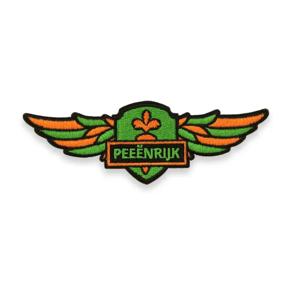 Peeënrijk vleugels patch