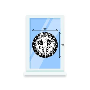 (Raam)Sticker Peeënstekers 65cm